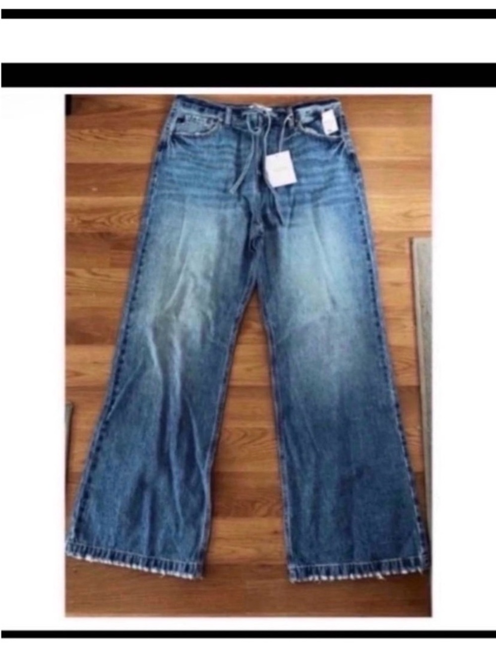 KANCAN 90’s Ultra High Rise Wide Leg Flare Jeans Size 31 New! - Picture 5 of 8